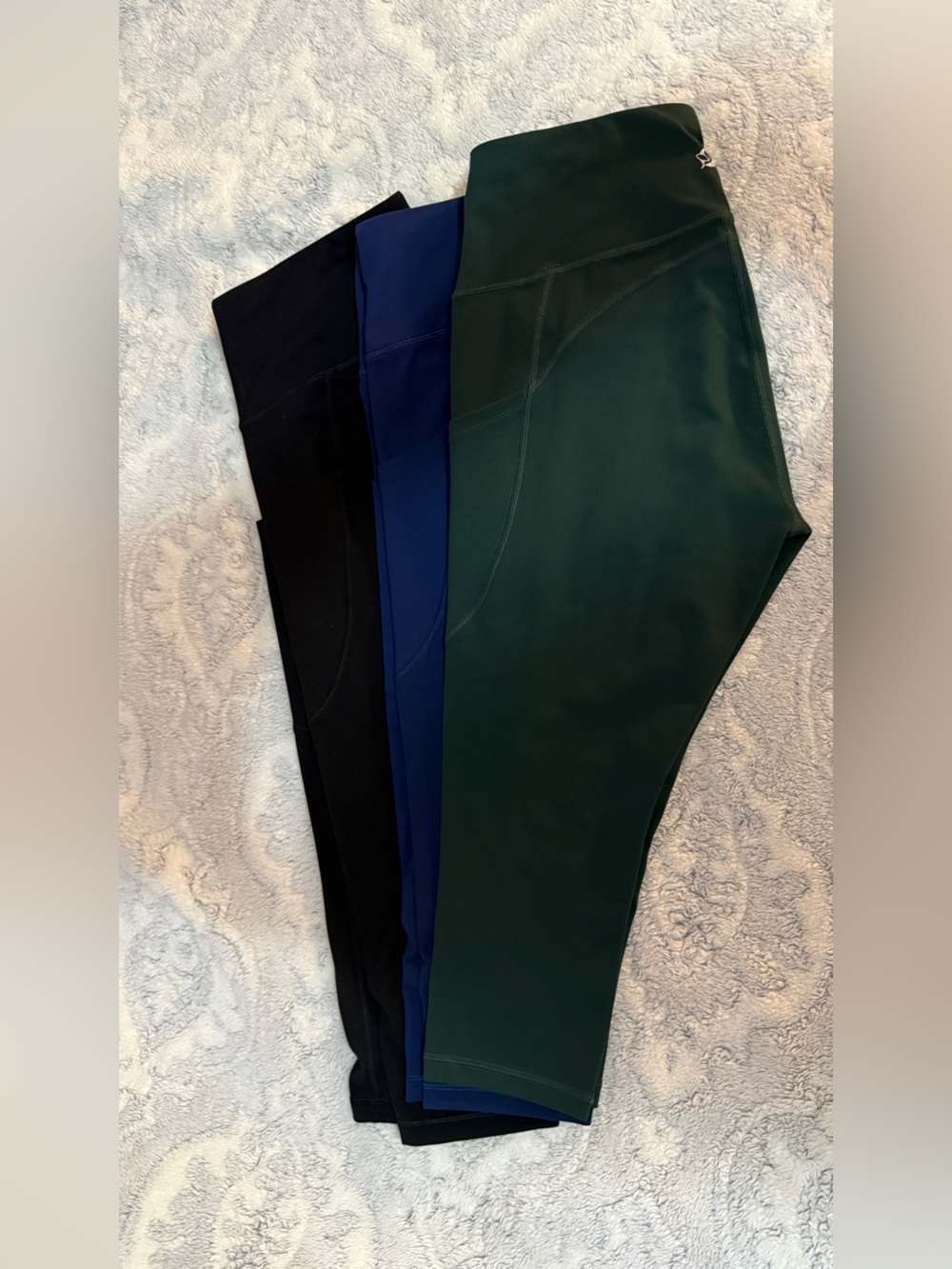 Capri Leggings - Yoga Pants - 3 pairs